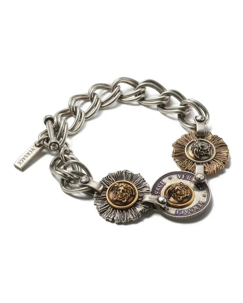 Versace Icon Coins Armband - Silber Silber