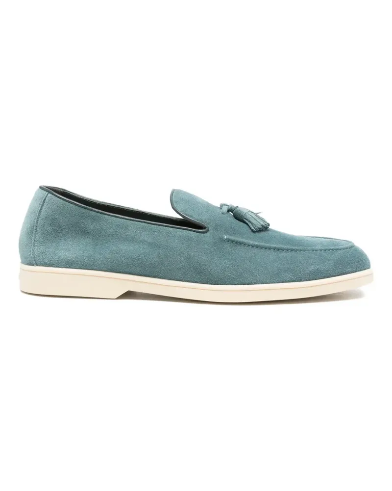 Doucal´s tassel-detail suede loafers - Blau Blau