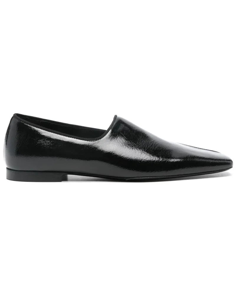 Totême The Piped Loafer - Schwarz Schwarz