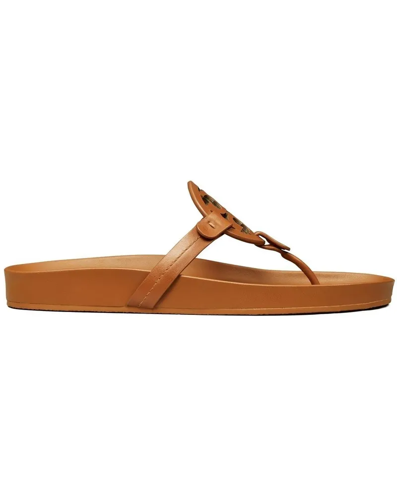 Tory Burch Miller Sandalen mit Zehensteg - Braun Braun