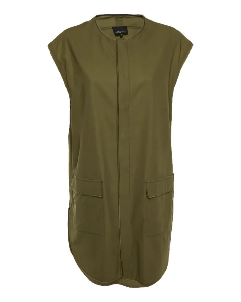 3.1 phillip lim crew-neck tunic mini dress - Grün Grün