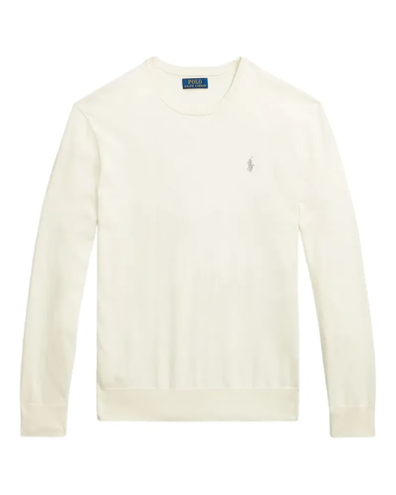 Ralph Lauren logo-embroidered sweater - Nude Nude