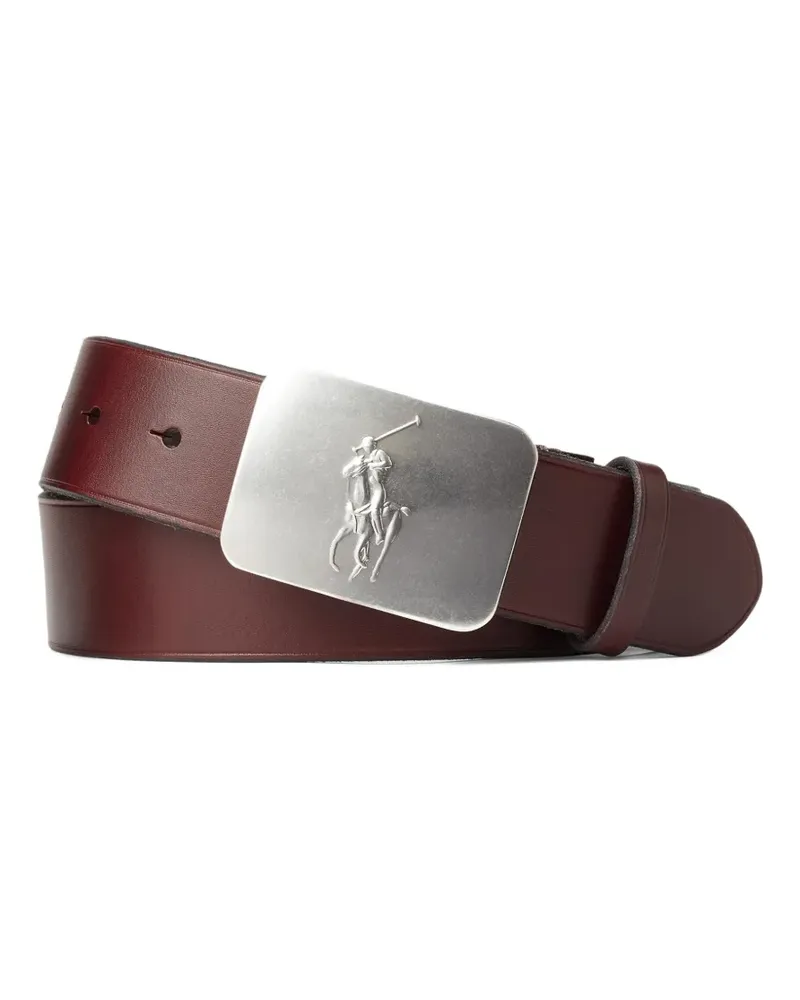 Ralph Lauren Gürtel mit Pony-Schild - Braun Braun
