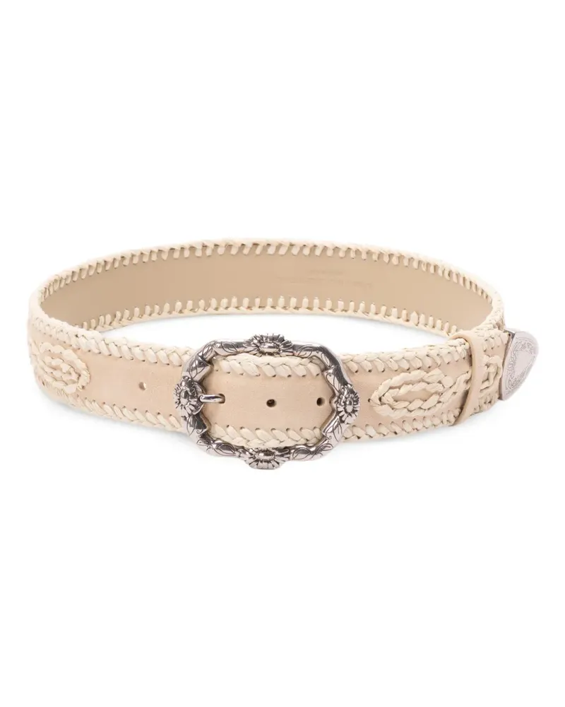 Ermanno Scervino Majarobuckle-fastening belt - Nude Nude