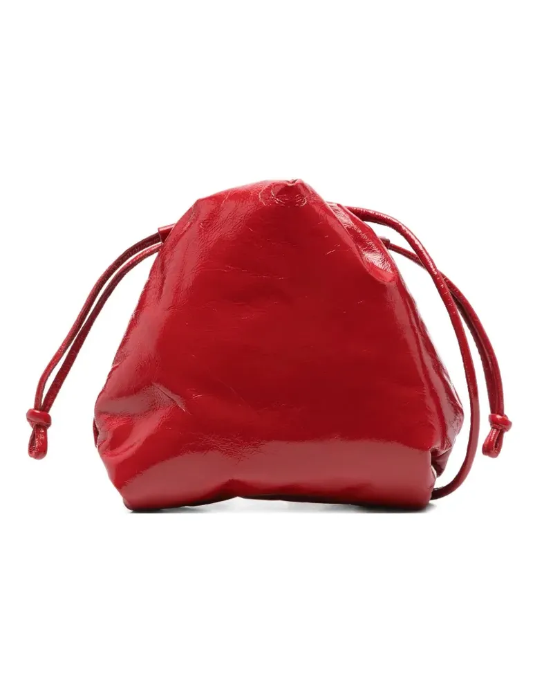 ALYSI Schultertasche mit Kordelzug - Rot Rot