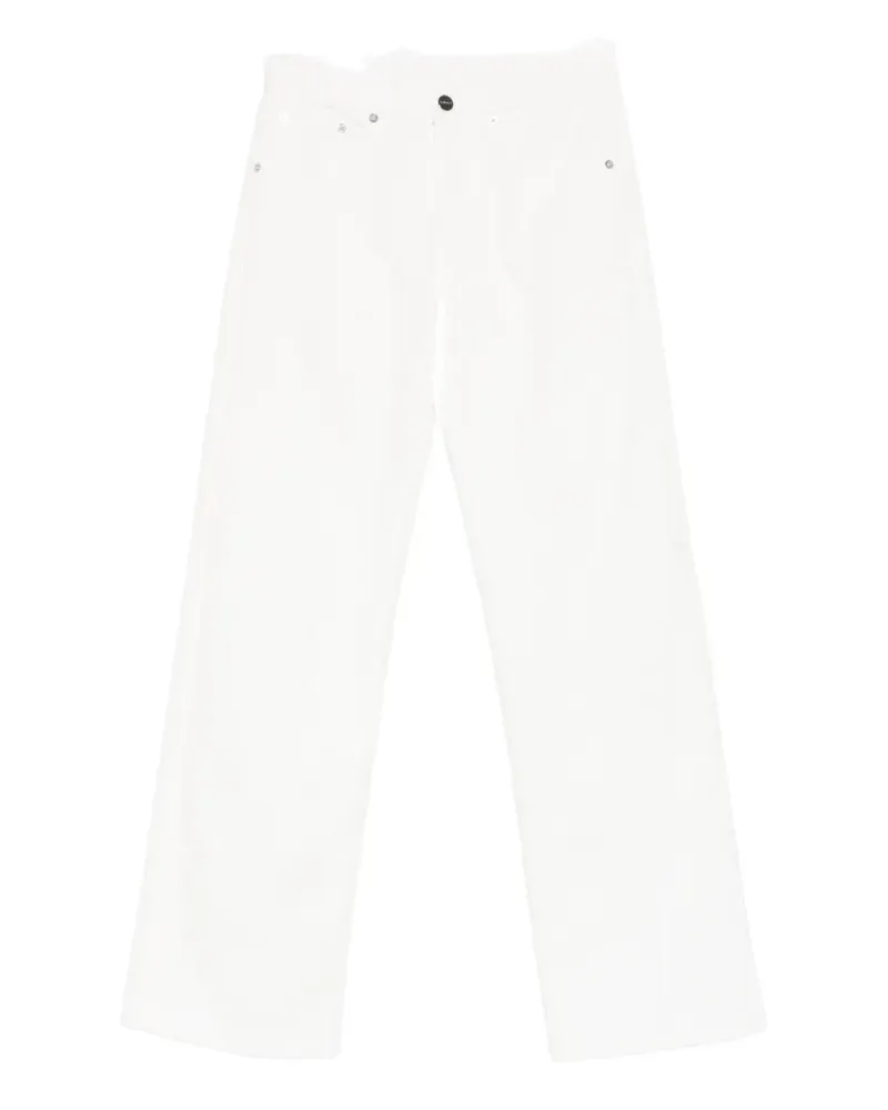 Dondup belt-loop button jeans - Weiß Weiß
