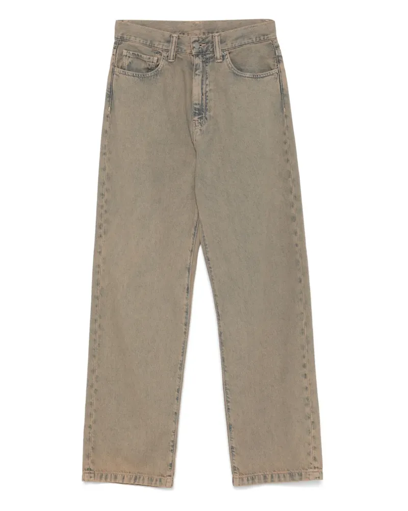 Carhartt WIP Jeans mit Logo-Patch - Nude Nude
