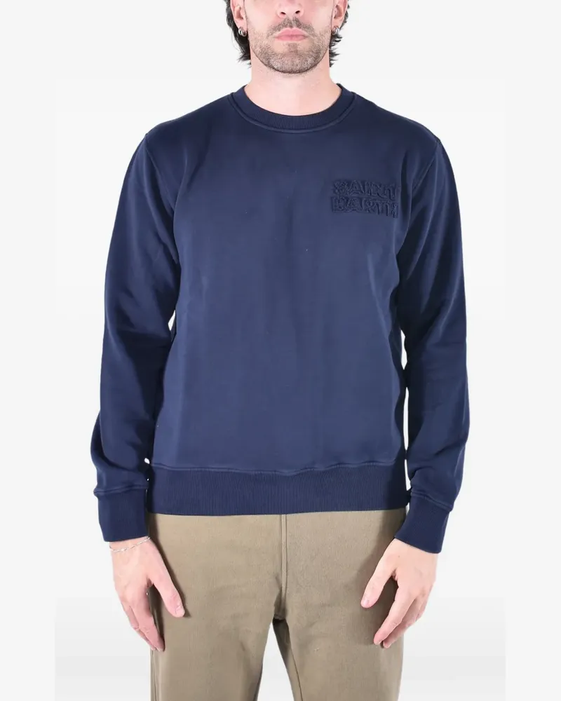 MC2 Saint Barth Soho Sweatshirt mit Logo-Stickerei - Blau Blau