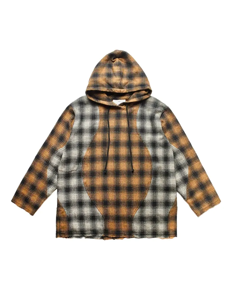 Song For The Mute Raw Patch Pocket "Multi (Rainbow)" Hoodie - Grau Grau