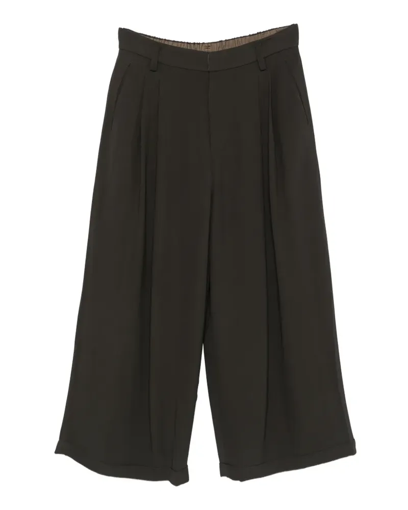 Ziggy Chen Plissierte Palazzohose - Grün Grün