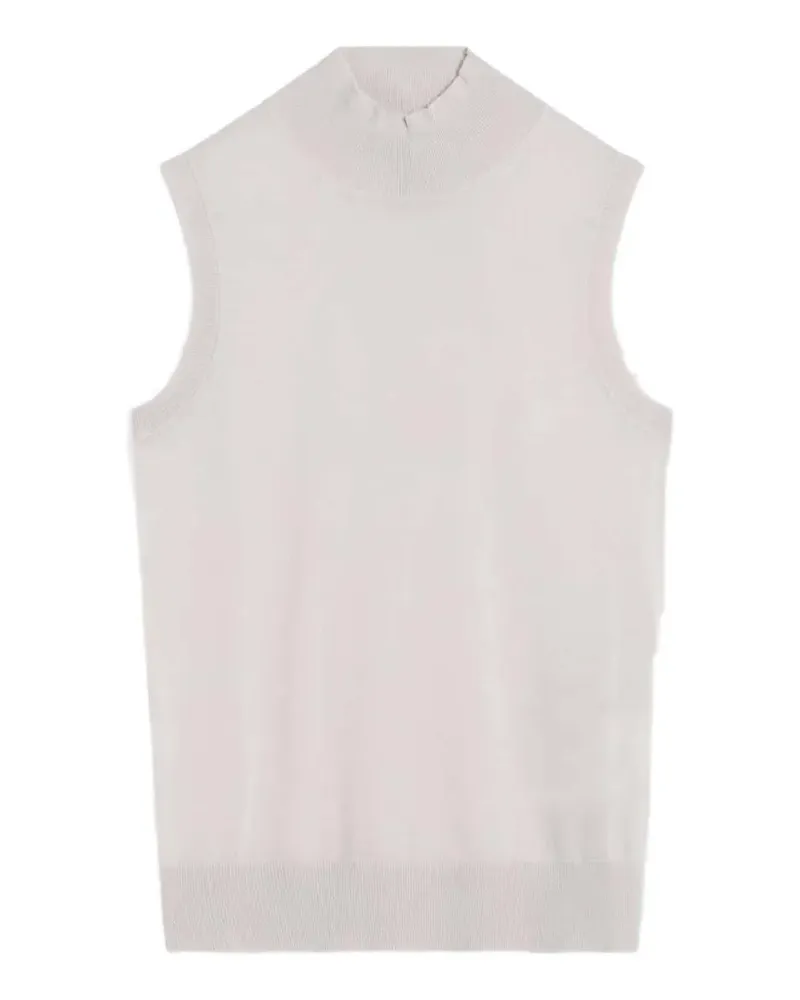 Max Mara high-neck vest - Weiß Weiß