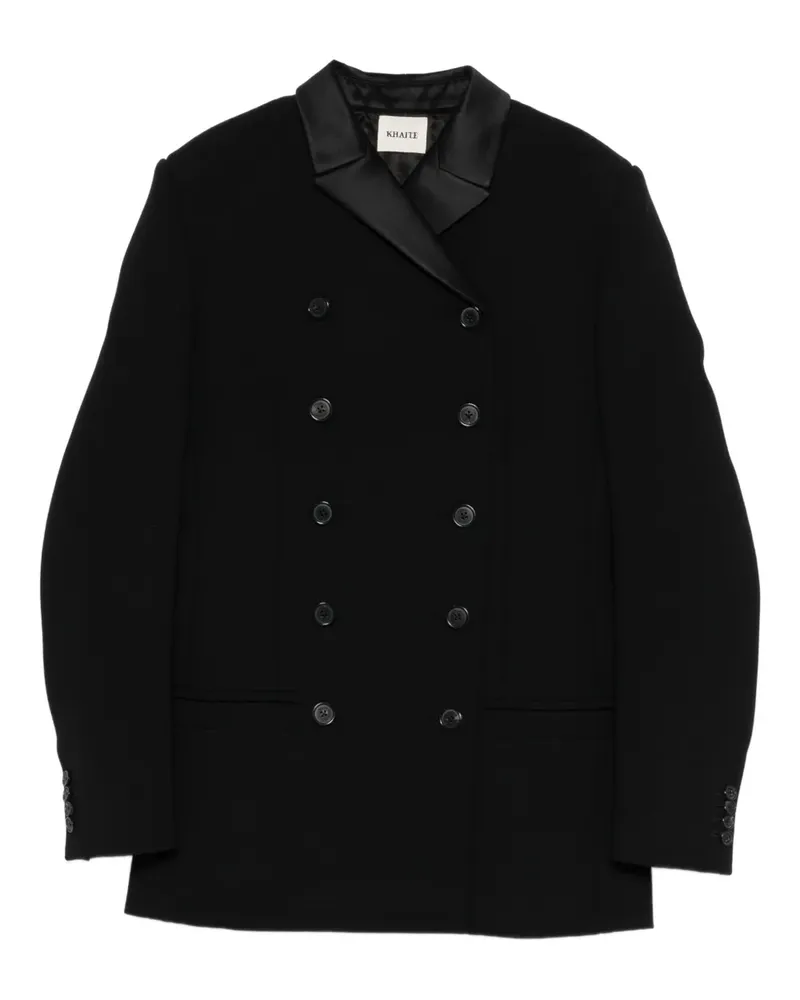 KHAITE Doppelreihige Sabel Jacke - Schwarz Schwarz
