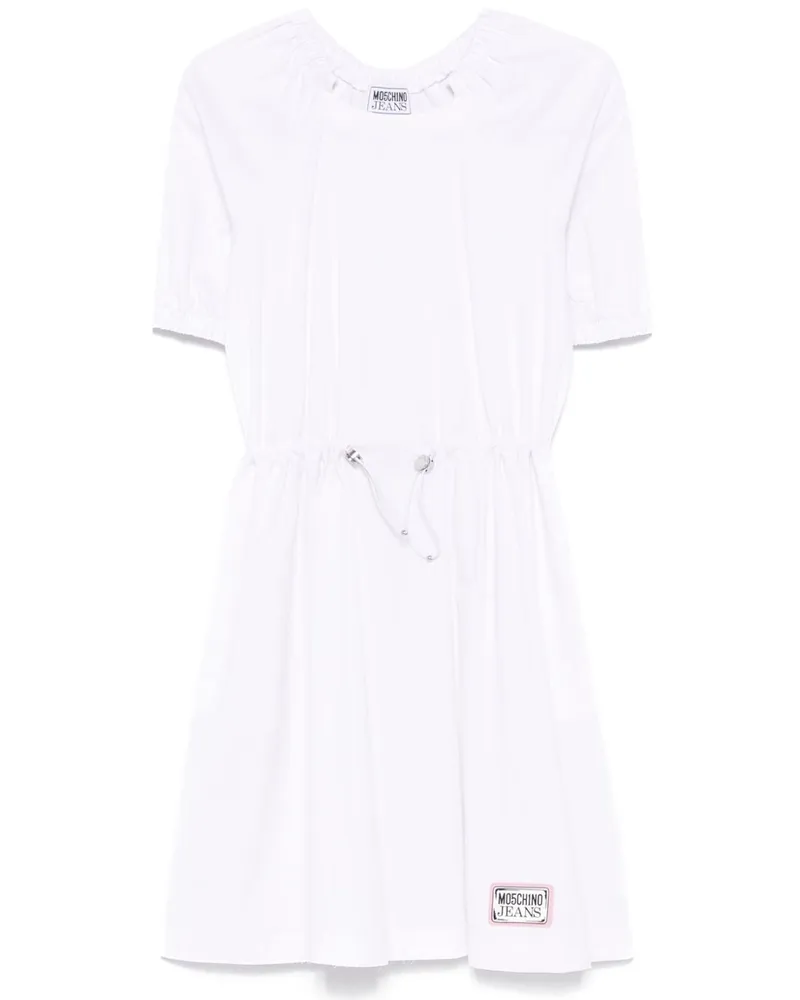 Moschino Midikleid aus Popeline - Weiß Weiß