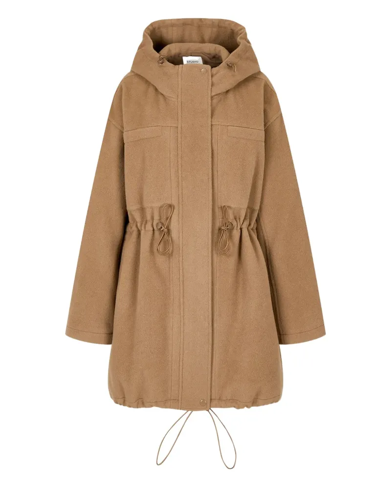 STUDIO TOMBOY Mantel mit Kapuze - Braun Braun