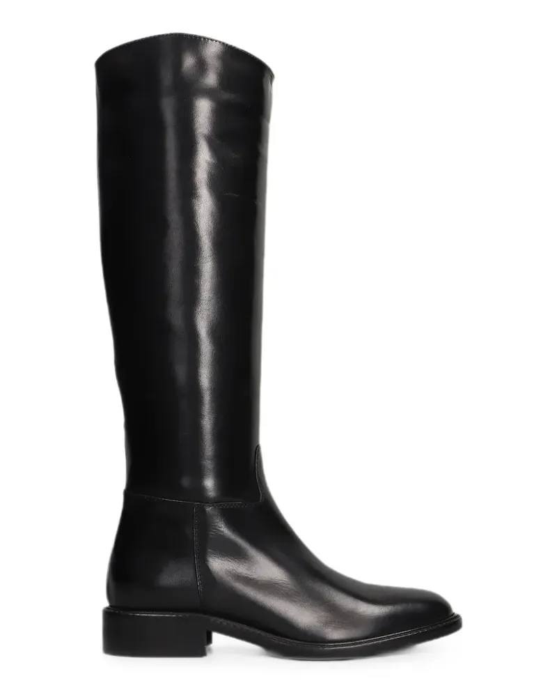 Julie Dee Kniehohe Stiefel - Schwarz Schwarz