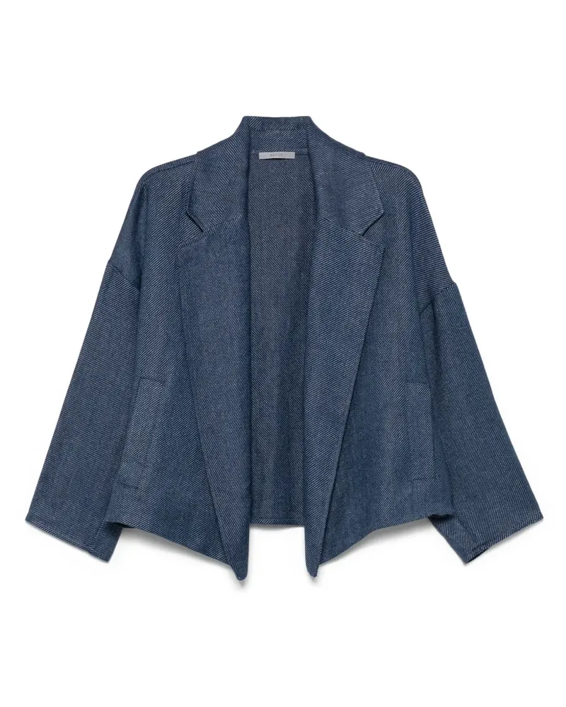 Dušan Jacke aus Leinen - Blau Blau
