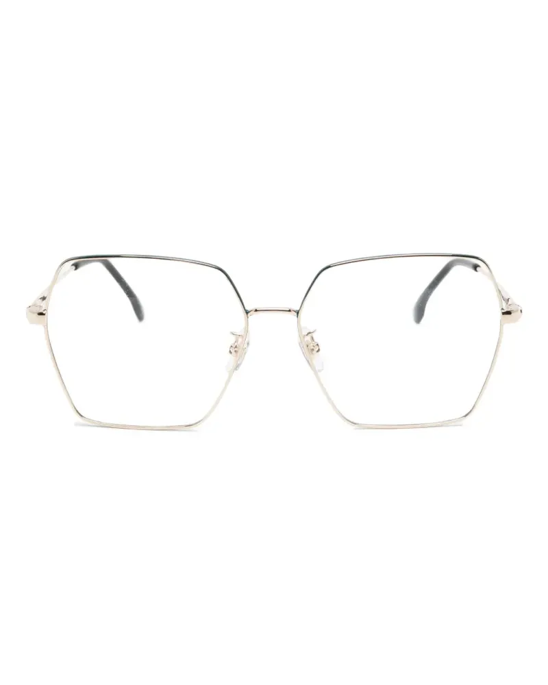 Carrera Brille mit geometrischem Gestell - Gold Gold