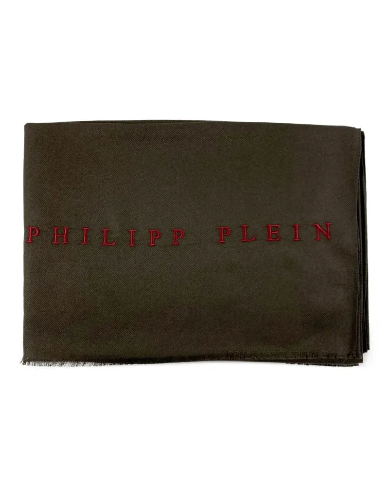 Philipp Plein Ausgefranster Schal - Schwarz Schwarz