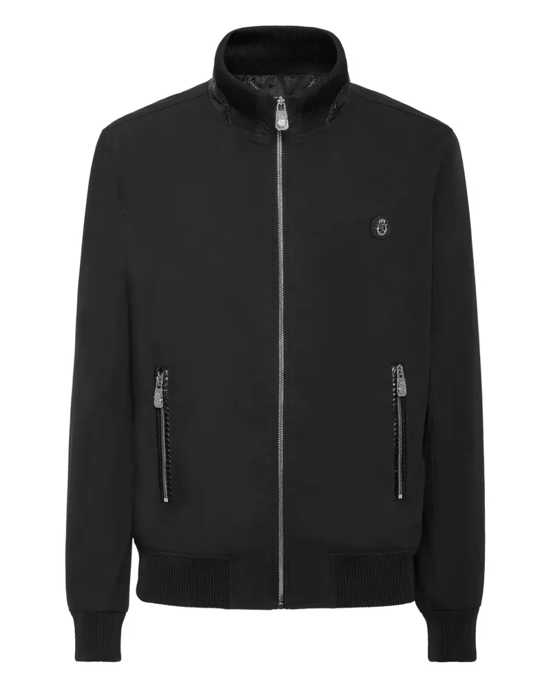 Billionaire Jacke mit Logo-Patch - Schwarz Schwarz