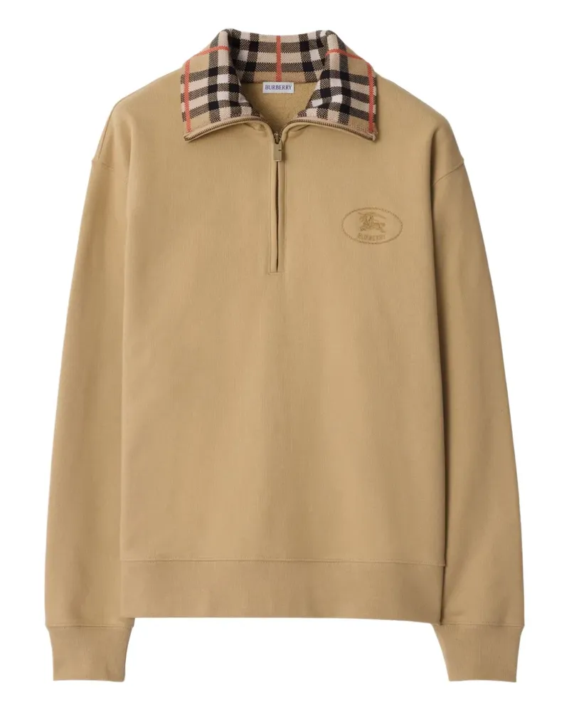 Burberry Sweatshirtjacke mit Reißverschluss - Nude Nude
