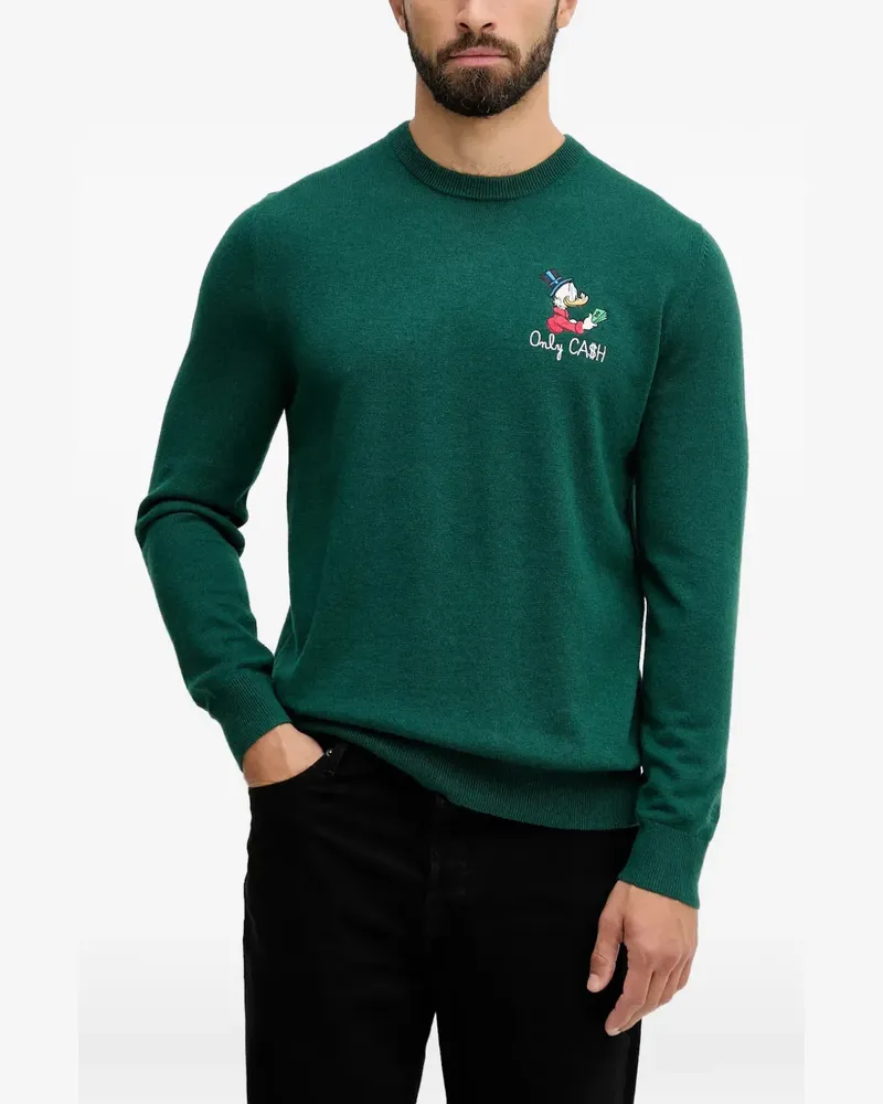 MC2 Saint Barth Pullover mit Stickerei - Grün Grün