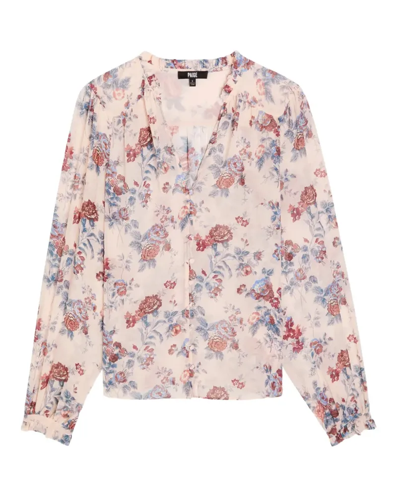 Paige Lula floral-print shirt - Rosa Rosa