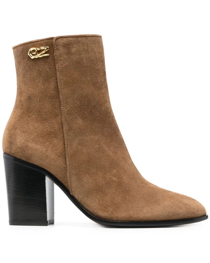 Giuseppe Zanotti Genesis Stiefeletten 90mm - Braun Braun