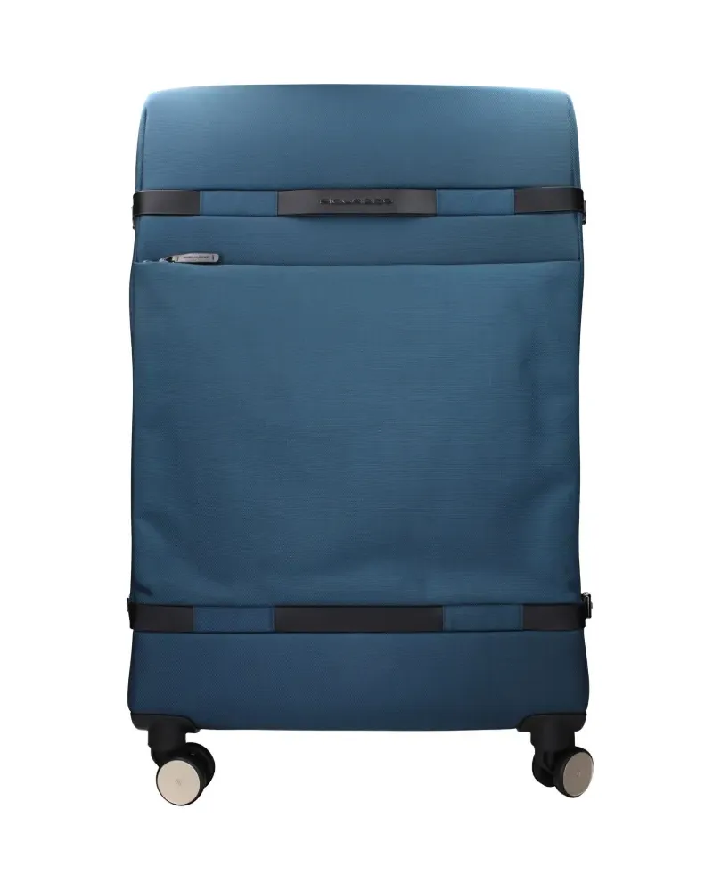 Piquadro wheeled spinner suitcase - Blau Blau