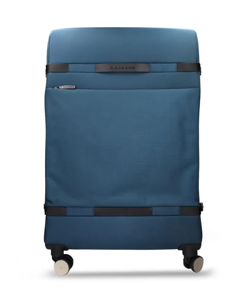 Piquadro wheeled spinner suitcase - Blau Blau