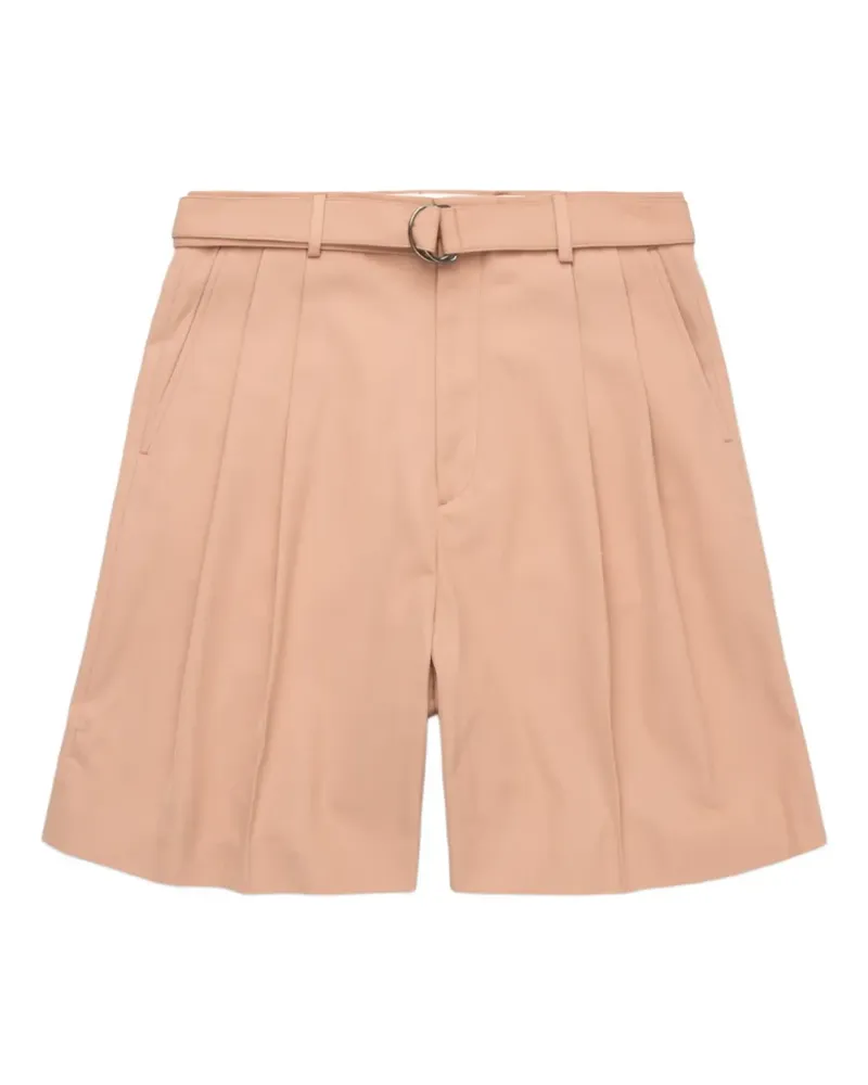 CMMN SWDN Bundfaltenshorts mit Gürtel - Rosa Rosa