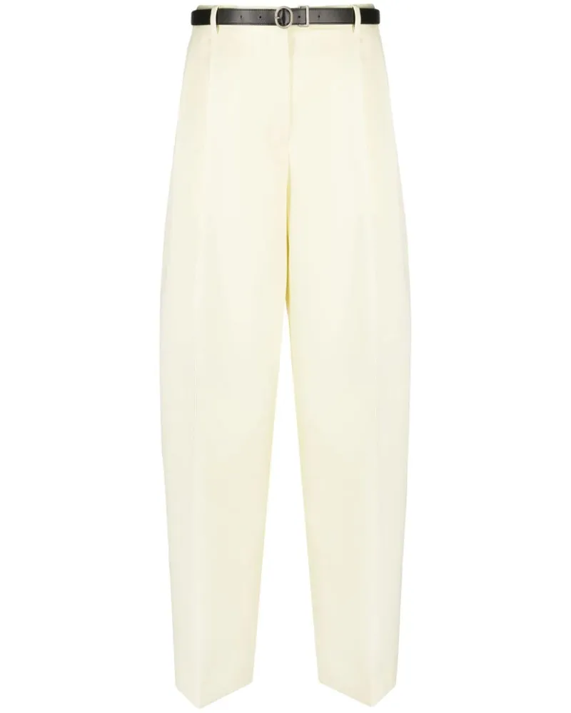 Jil Sander Hose mit hohem Bund - Gelb Gelb