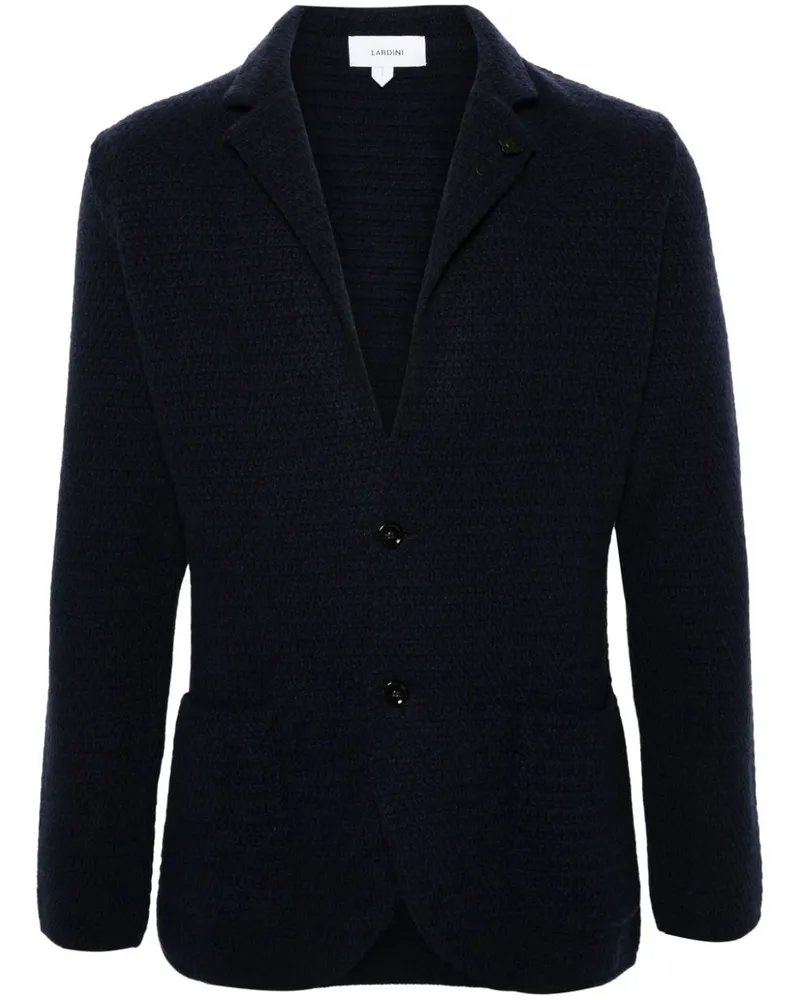 LARDINI Einreihiges Sakko aus Kaschmir - Blau Blau