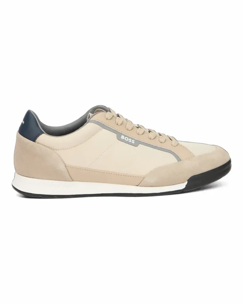 HUGO BOSS Sneakers mit Logo-Print - Nude Nude
