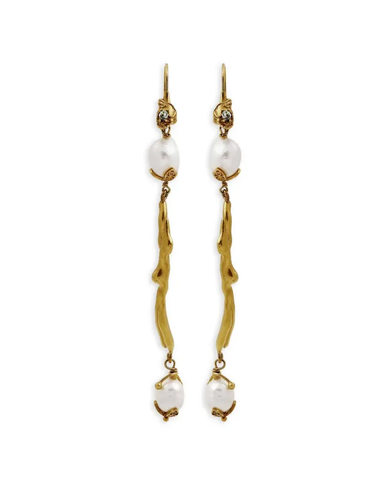 Marni Lange Ohrringe - Gold Gold