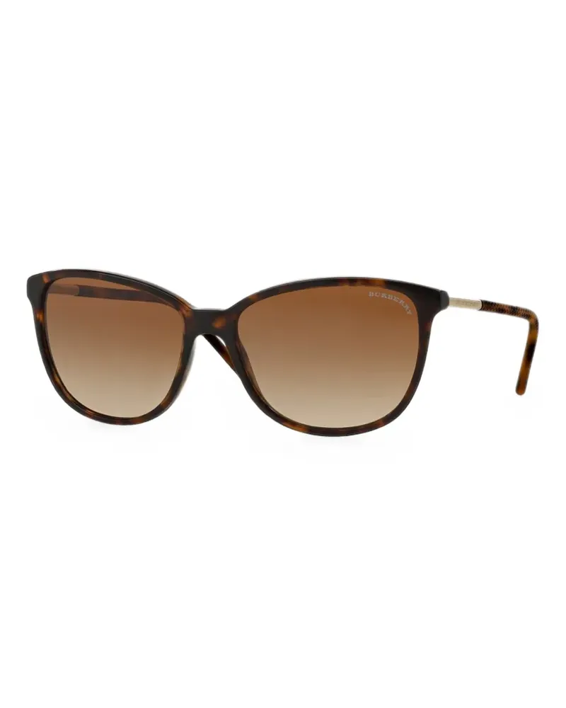 Burberry Geometrische Sonnenbrille in Schildpattoptik - Braun Braun