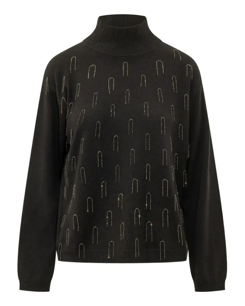 Fabiana Filippi Platinum Pullover mit Stehkragen - Braun Braun