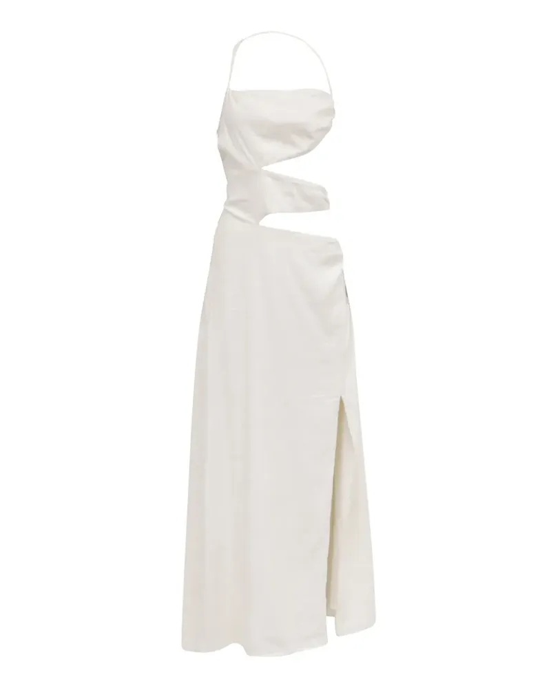 Cult Gaia Neckholder-Kleid mit Cut-Out - Weiß Weiß