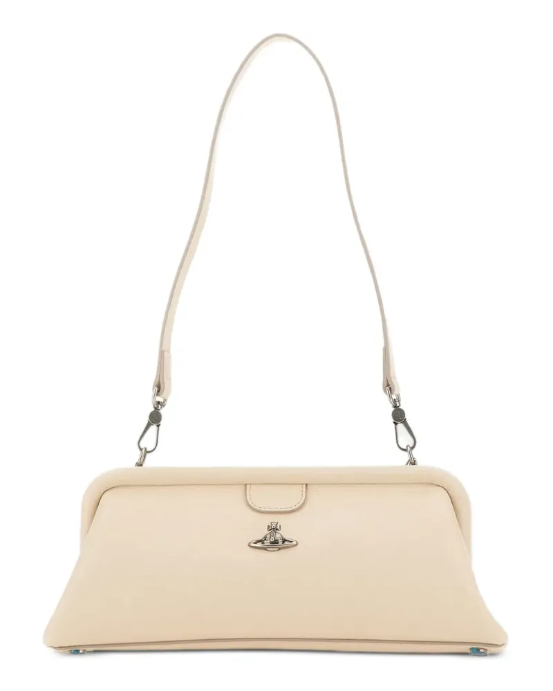 Vivienne Westwood Jane Frame Orb shoulder bag - Nude Nude