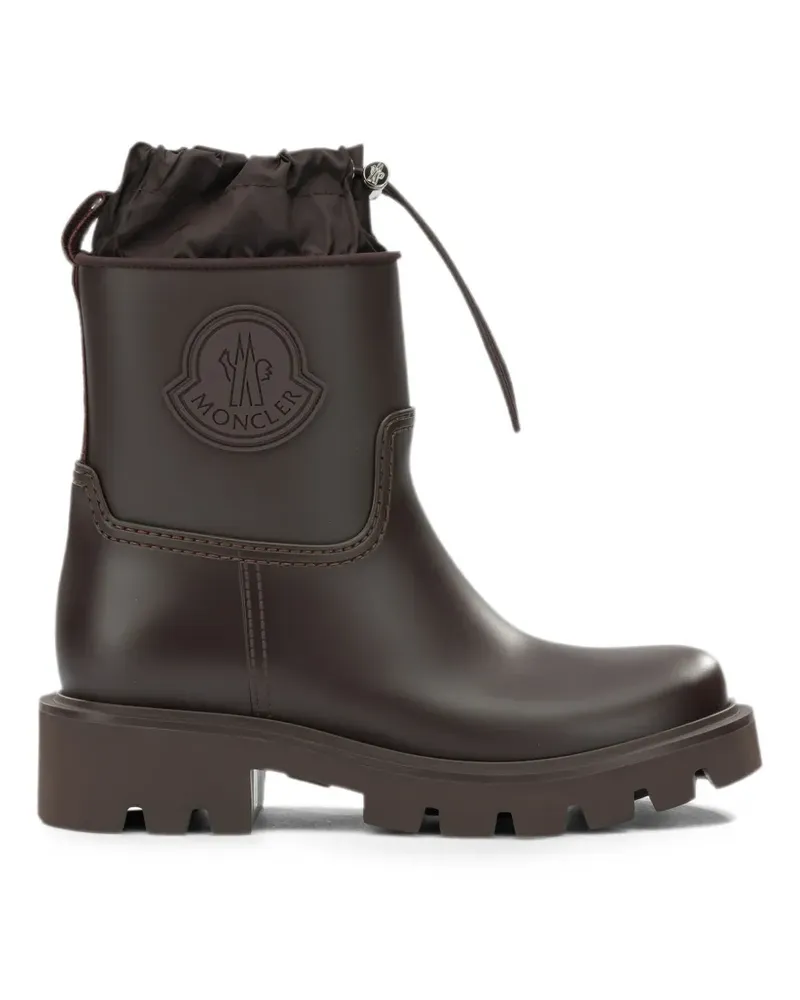 Moncler Kickstream rain boots - Braun Braun