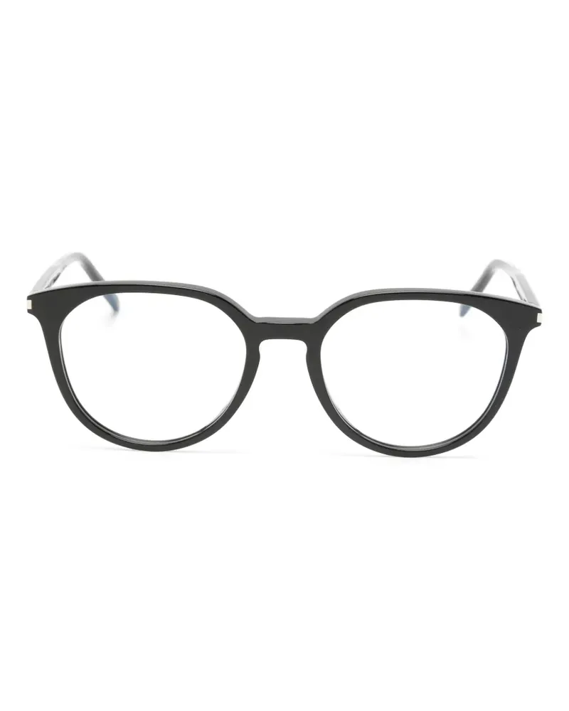 Saint Laurent Brille mit rundem Gestell - Schwarz Schwarz