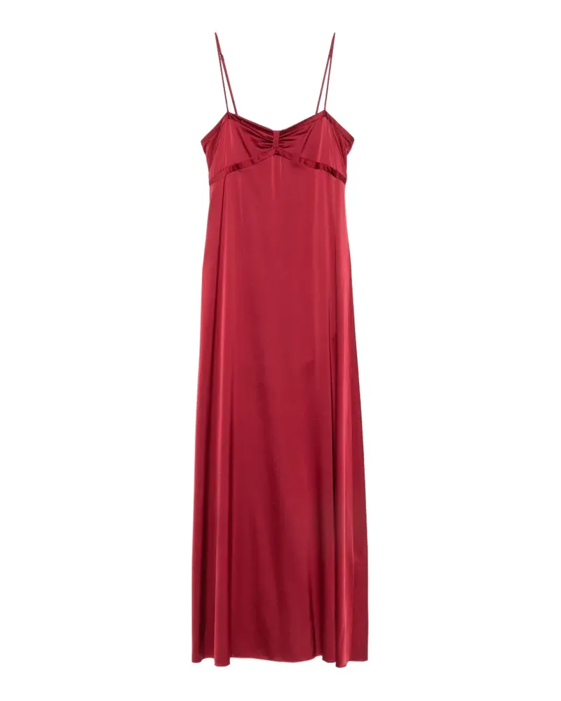 forte_forte Midikleid aus Satin - Rot Rot