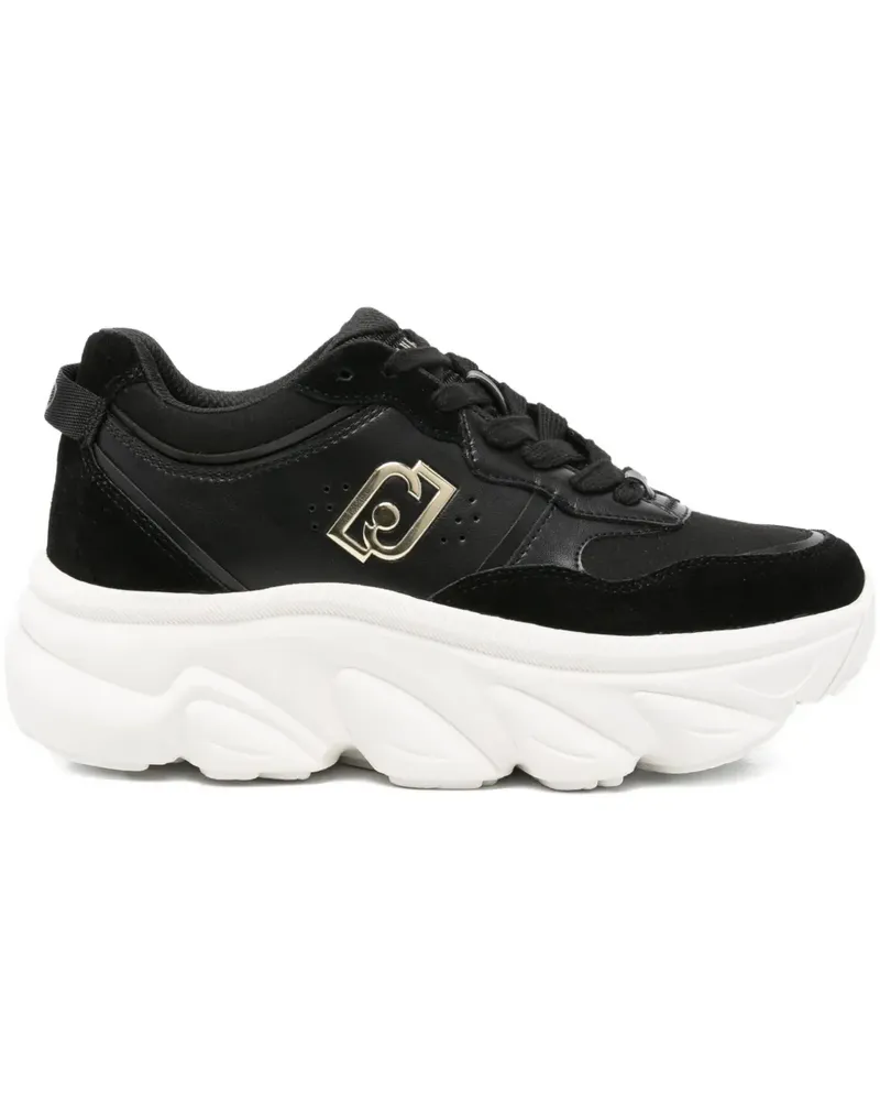 Liu Jo Sneakers mit dicker Sohle - Schwarz Schwarz