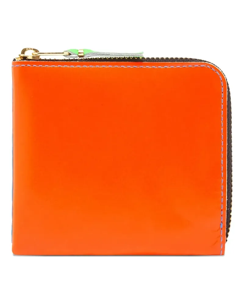Comme des Garçons Super Fluo zip-around wallet - Orange Orange