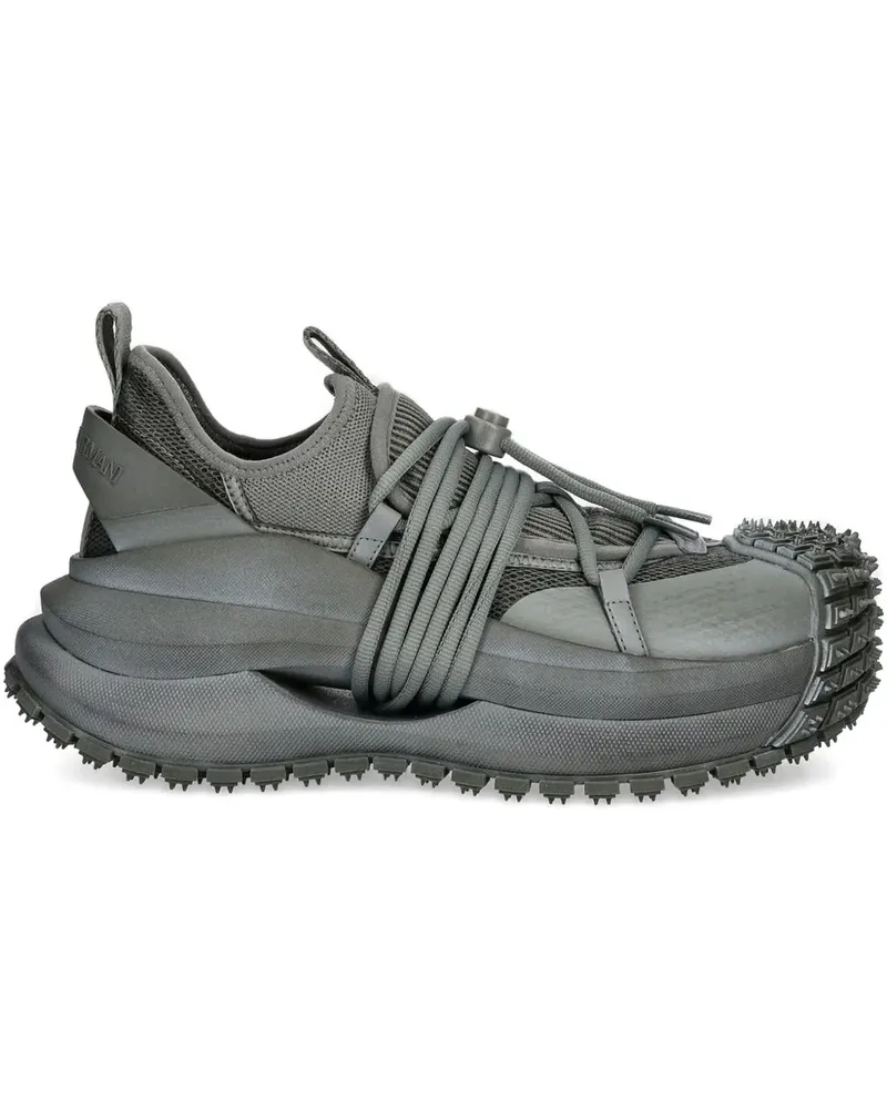 Emporio Armani Sneakers mit Schnürung - Grau Grau