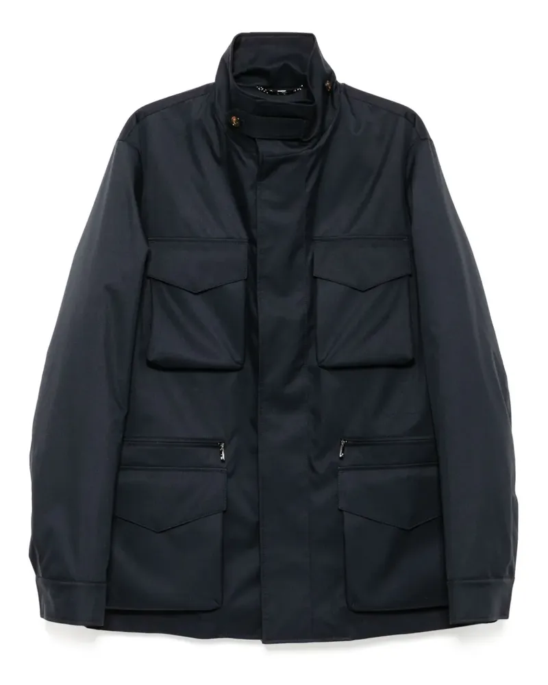 Dolce & Gabbana Hemdjacke aus Polyester - Blau Blau