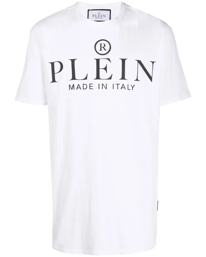 Philipp Plein T-Shirt mit grafischem Print - Weiß Weiß