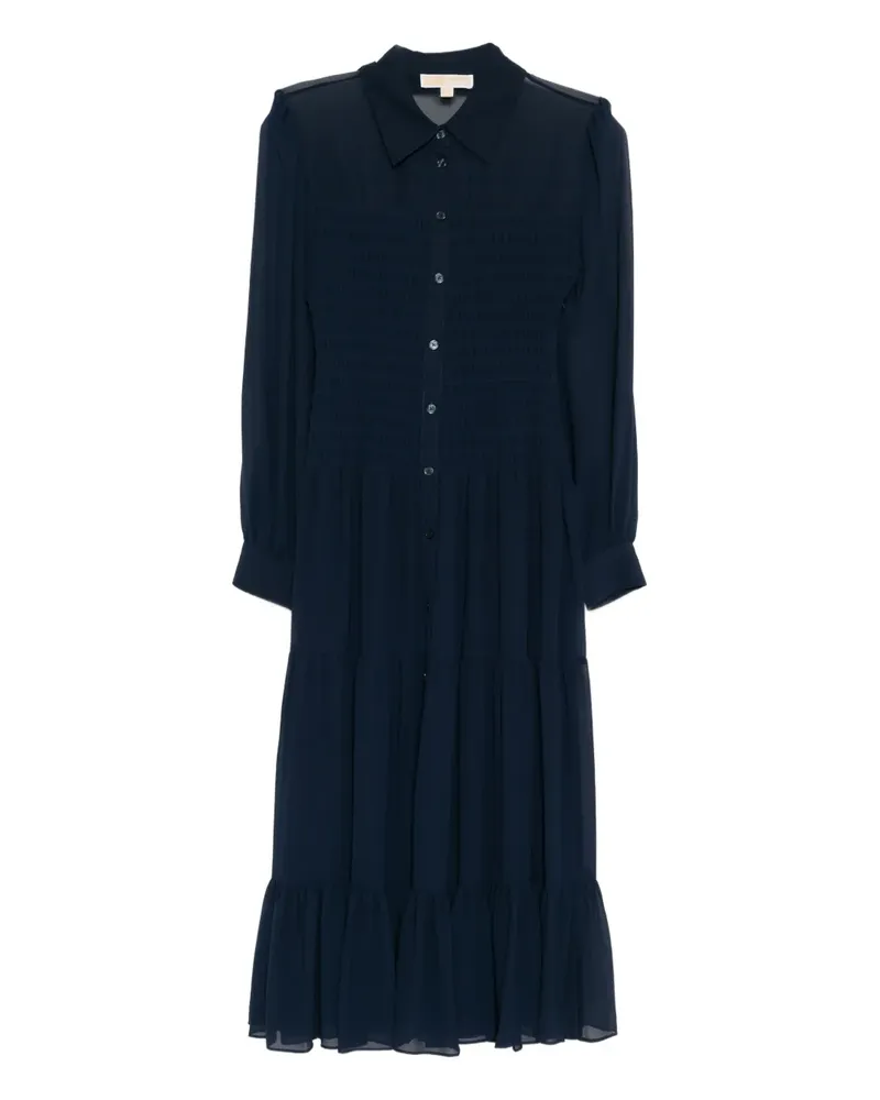 Michael Kors Klassisches Hemdkleid - Blau Blau