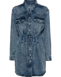 Isabel Marant Liliko Denim-Minikleid Blau