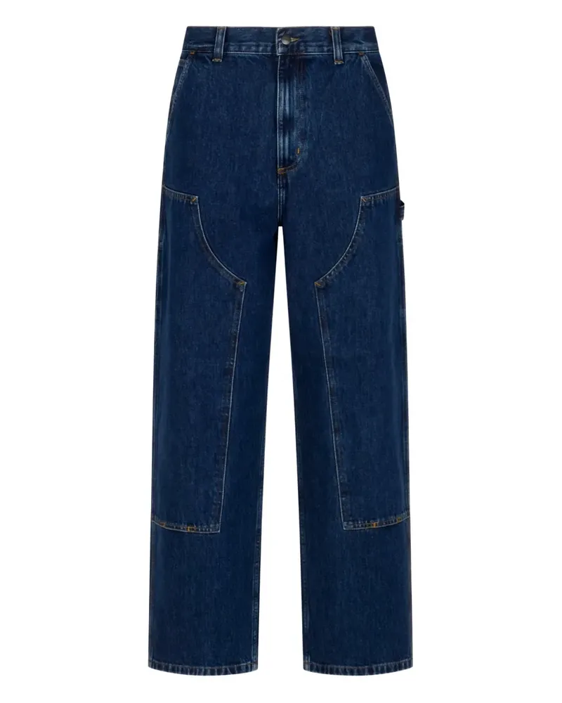 Carhartt WIP patch-pockets cotton denim - Blau Blau