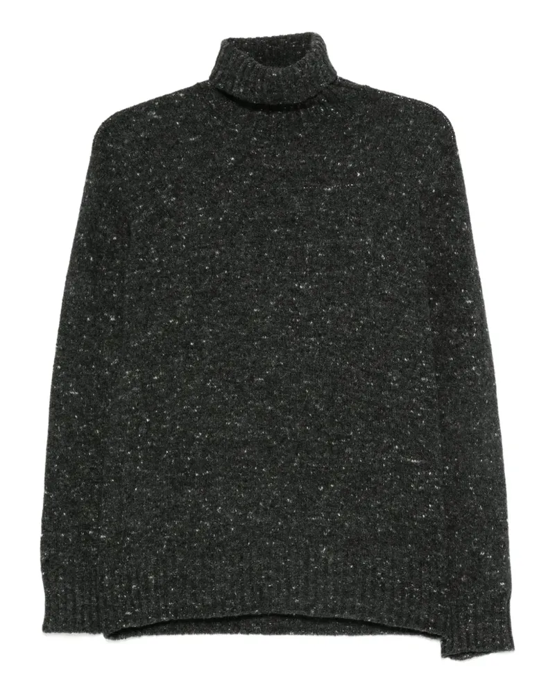 Drumohr  Melierter Rollkragenpullover - Grau Grau